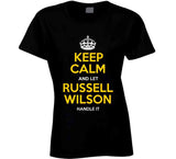 Russell Wilson Keep Calm Pittsburgh Football Fan T Shirt