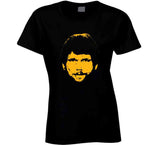 Jack Ham Silhouette Pittsburgh Football Fan Distressed T Shirt