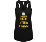 Justin Fields Keep Calm Pittsburgh Football Fan T Shirt