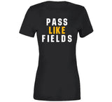 Justin Fields Pass Like Fields Pittsburgh Football Fan T Shirt