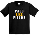 Justin Fields Pass Like Fields Pittsburgh Football Fan T Shirt