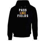Justin Fields Pass Like Fields Pittsburgh Football Fan T Shirt