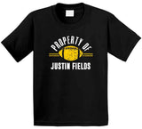 Justin Fields Property Of Pittsburgh Football Fan T Shirt