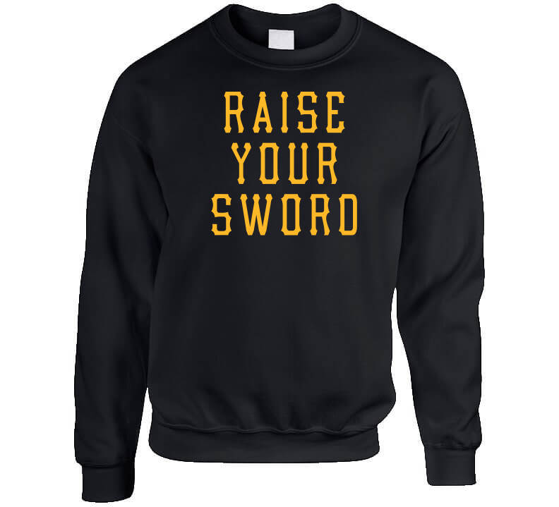 Pittsburgh Baseball Fans Raise It! Black T-Shirt - Officially Licensed MLB Apparel