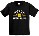 Russell Wilson Property Of Pittsburgh Foootball Fan T Shirt