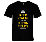 Justin Fields Keep Calm Pittsburgh Football Fan T Shirt