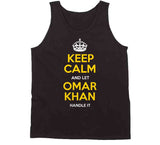 Omar Khan Keep Calm Pittsburgh Football Fan T Shirt