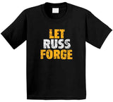 Russell Wilson Let Russ Forge  Pittsburgh Football Fan T Shirt