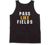 Justin Fields Pass Like Fields Pittsburgh Football Fan T Shirt