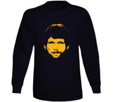 Jack Ham Silhouette Pittsburgh Football Fan Distressed T Shirt