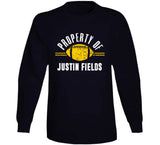 Justin Fields Property Of Pittsburgh Football Fan T Shirt