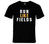 Justin Fields Run Like Fields Pittsburgh Football Fan T Shirt