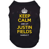 Justin Fields Keep Calm Pittsburgh Football Fan T Shirt