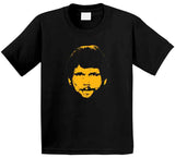 Jack Ham Silhouette Pittsburgh Football Fan Distressed T Shirt