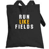 Justin Fields Run Like Fields Pittsburgh Football Fan T Shirt