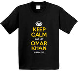 Omar Khan Keep Calm Pittsburgh Football Fan T Shirt