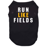 Justin Fields Run Like Fields Pittsburgh Football Fan T Shirt