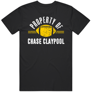 Chase Claypool Property Of Pittsburgh Football Fan T Shirt