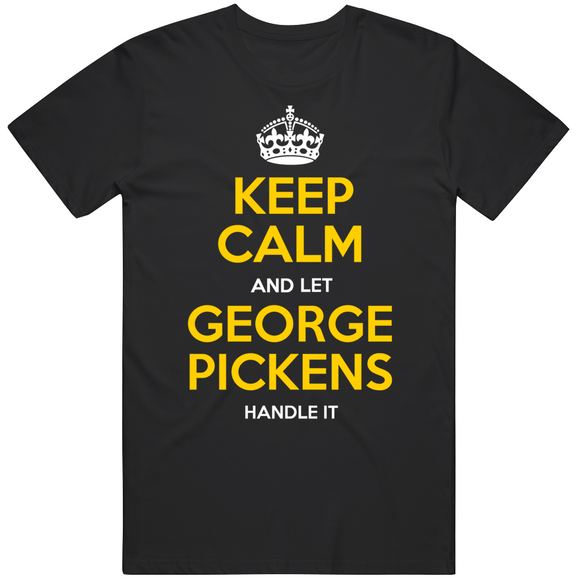George Pickens Keep Calm Pittsburgh Football Fan T Shirt