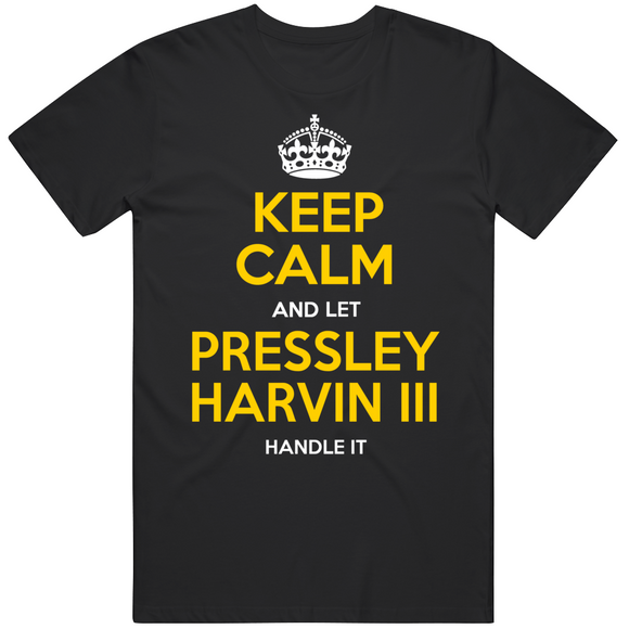 Pressley Harvin III Keep Calm Pittsburgh Football Fan T Shirt