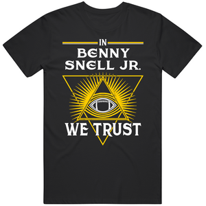 Benny Snell Jr We Trust Pittsburgh Football Fan T Shirt