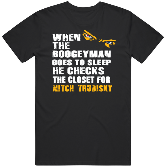 Mitch Trubisky Boogeyman Pittsburgh Football Fan T Shirt