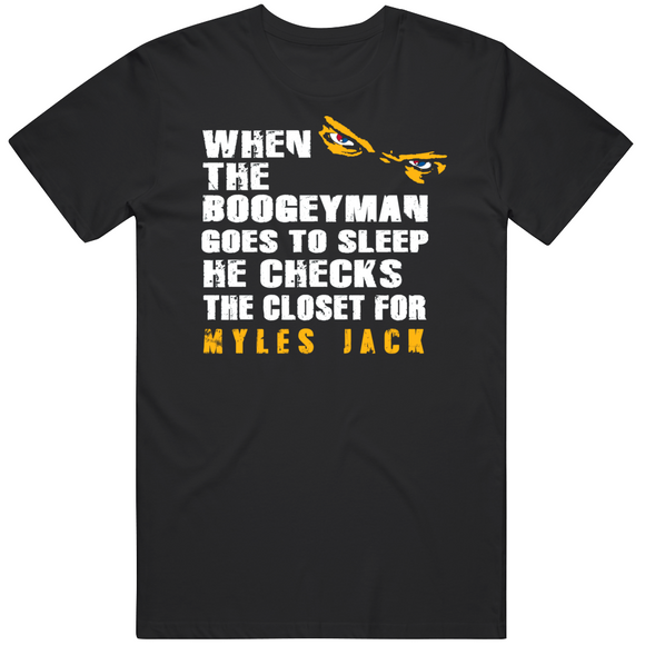 Myles Jack Boogeyman Pittsburgh Football Fan T Shirt
