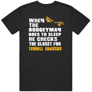 Terrell Edmunds Boogeyman Pittsburgh Football Fan T Shirt