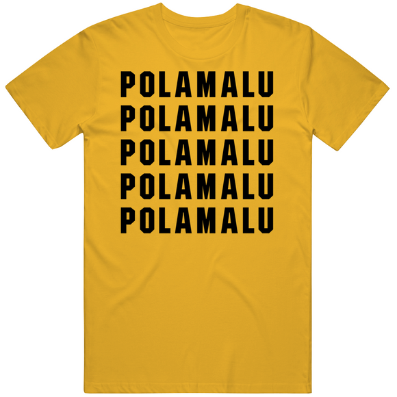 Troy Polamalu X5 Pittsburgh Football Fan V2 T Shirt