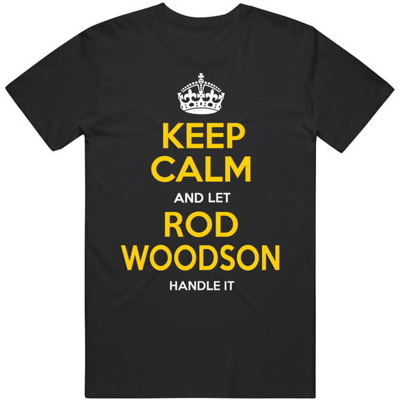 Rod Woodson Keep Calm Pittsburgh Football Fan T Shirt