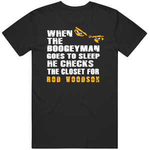 Rod Woodson Boogeyman Pittsburgh Football Fan T Shirt