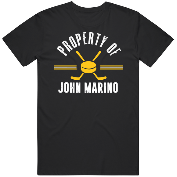 John Marino Property Of Pittsburgh Hockey Fan T Shirt