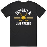 Jeff Carter Property Of Pittsburgh Hockey Fan T Shirt