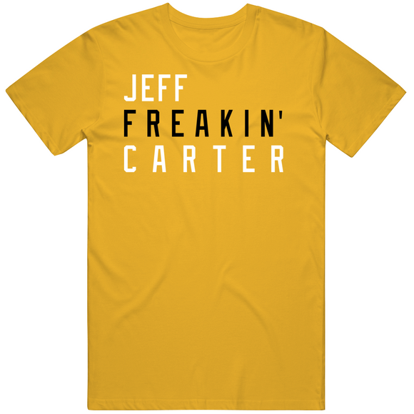 theSteelCityTshirts Jeff Carter Freakin Pittsburgh Hockey Fan T Shirt Classic / Black / Small