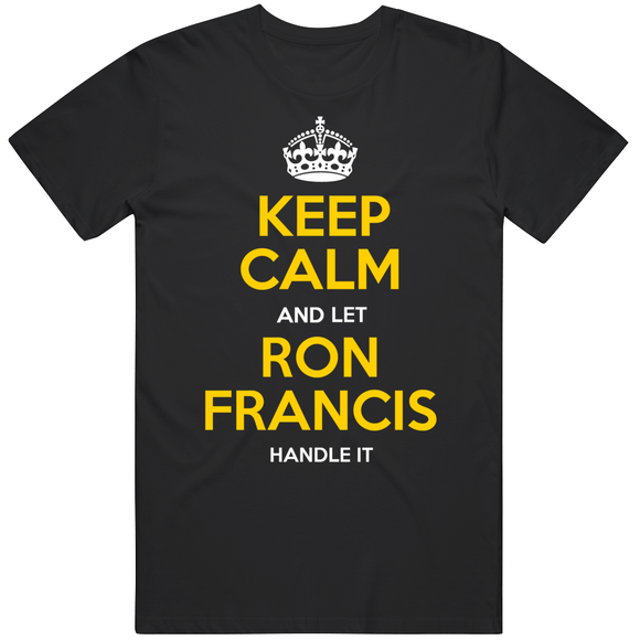 Ron Francis Keep Calm Pittsburgh Hockey Fan T Shirt
