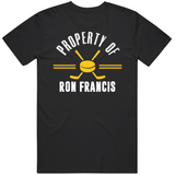 Ron Francis Property Of Pittsburgh Hockey Fan T Shirt