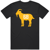Jaromir Jagr Goat 68 Pittsburgh Hockey Fan T Shirt