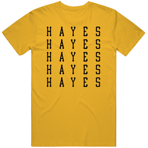 theSteelCityTshirts Ke'Bryan Hayes X5 Pittsburgh Baseball Fan V2 T Shirt Classic / Gold / Large