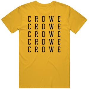 Wil Crowe X5 Pittsburgh Baseball Fan V2 T Shirt