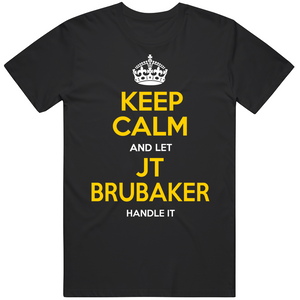 JT Brubaker Keep Calm Pittsburgh Baseball Fan T Shirt