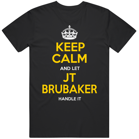 JT Brubaker Keep Calm Pittsburgh Baseball Fan T Shirt