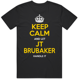 JT Brubaker Keep Calm Pittsburgh Baseball Fan T Shirt
