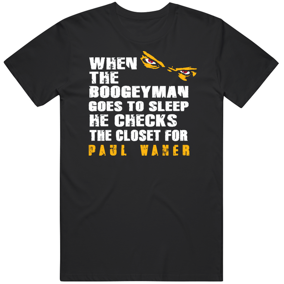 Paul Waner Boogeyman Pittsburgh Baseball Fan T Shirt