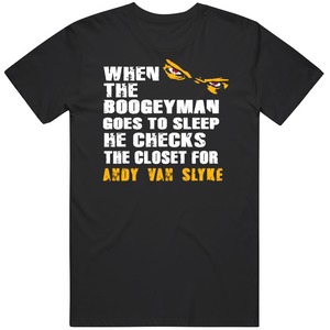 Andy Van Slyke Boogeyman Pittsburgh Baseball Fan T Shirt