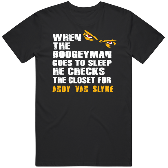 Andy Van Slyke Boogeyman Pittsburgh Baseball Fan T Shirt