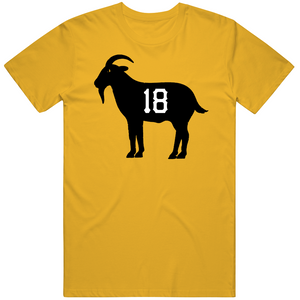 theSteelCityTshirts Andy Van Slyke Goat 18 Pittsburgh Baseball Fan V2 T Shirt Classic / Gold / Large