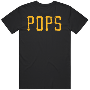 Willie Stargell Pops Pittsburgh Baseball Fan Distressed T Shirt
