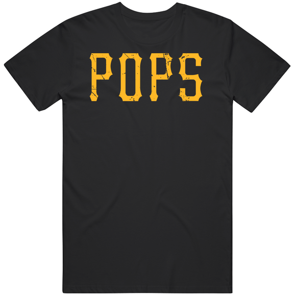 Willie Stargell Pops Pittsburgh Baseball Fan Distressed T Shirt
