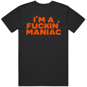 Jack Lambert Maniac Pittsburgh Football Fan T Shirt