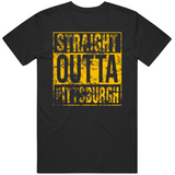 Straight Outta Pittsburgh Football Fan T Shirt